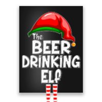 The Beer Drinking Elf Family Matching Christmas Poster