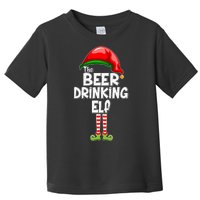 The Beer Drinking Elf Family Matching Christmas Toddler T-Shirt