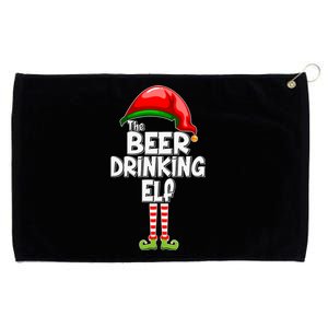 The Beer Drinking Elf Family Matching Christmas Grommeted Golf Towel