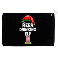 The Beer Drinking Elf Family Matching Christmas Grommeted Golf Towel