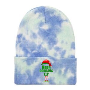 The Beer Drinking Elf Family Matching Christmas Tie Dye 12in Knit Beanie