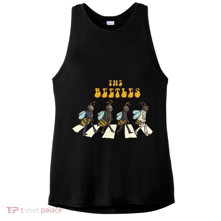 The Beetles Parody Ladies PosiCharge Tri-Blend Wicking Tank