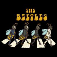 The Beetles Parody Flat Bill Trucker Hat