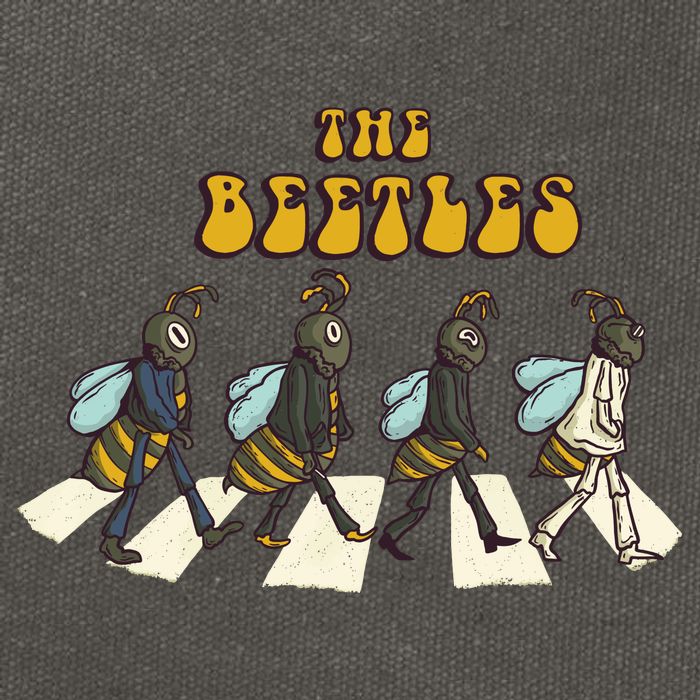 The Beetles Parody Cotton Canvas Backpack