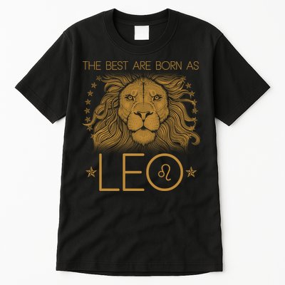The Best Are Born As Leo Vintage Lion Tall T-Shirt