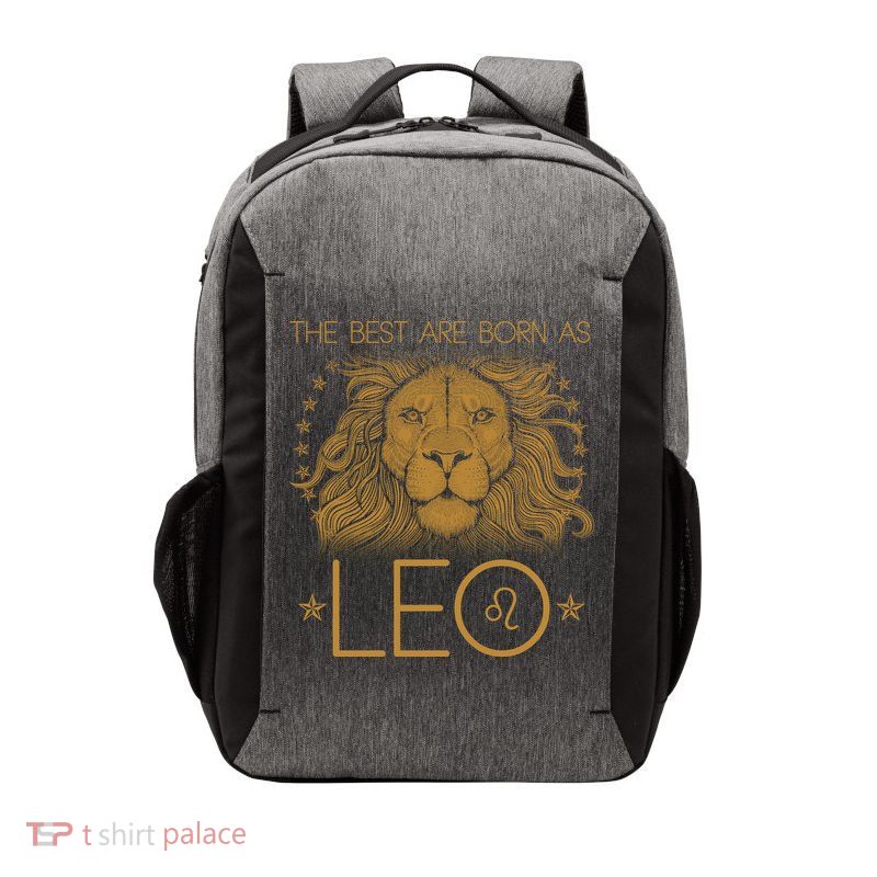 The Best Are Born As Leo Vintage Lion Vector Backpack