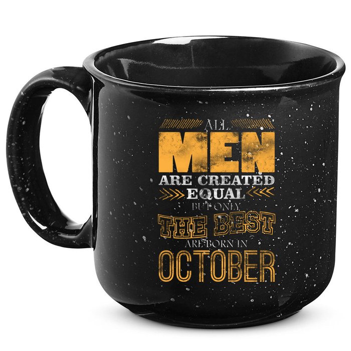 The Best Are Born In October 15oz Campfire Ceramic Mug