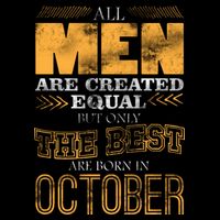 The Best Are Born In October Wool Snapback Cap