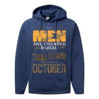 The Best Are Born In October Performance Fleece Hoodie