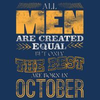 The Best Are Born In October Apron