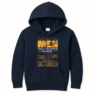 The Best Are Born In October Kids Hoodie
