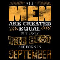 The Best Are Born In September Cropped Pullover Crew