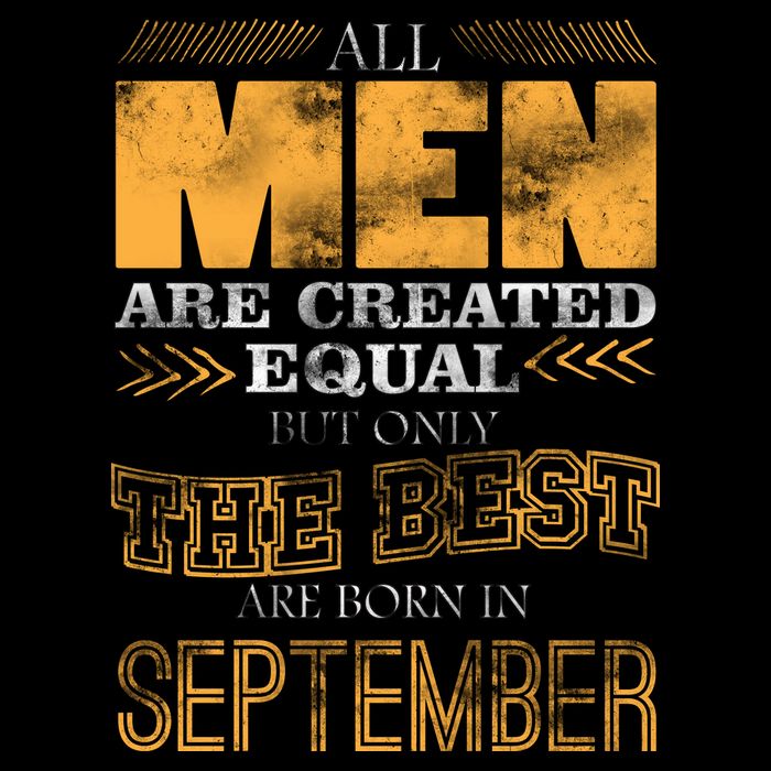 The Best Are Born In September Cropped Pullover Crew