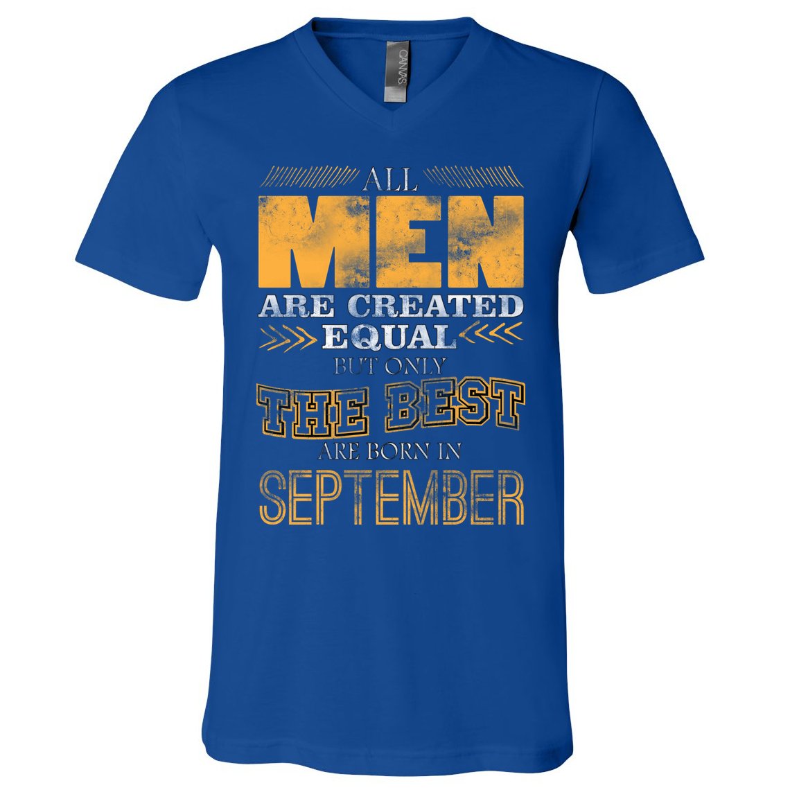 The Best Are Born In September V-Neck T-Shirt