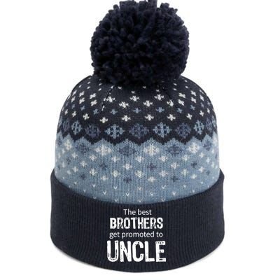 The Best Brothers Get Promoted Uncle The Baniff Cuffed Pom Beanie