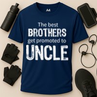 The Best Brothers Get Promoted Uncle Cooling Performance Crew T-Shirt