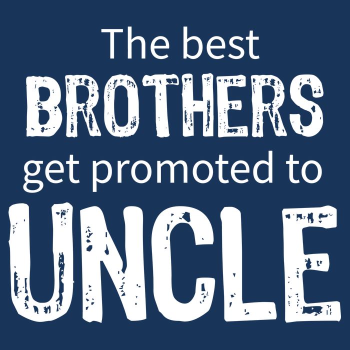 The Best Brothers Get Promoted Uncle Drawstring Bag