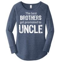 The Best Brothers Get Promoted Uncle Women's Perfect Tri Tunic Long Sleeve Shirt