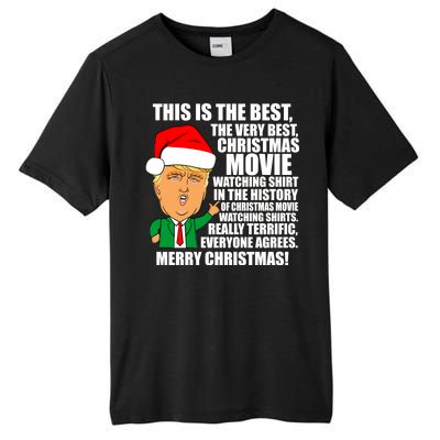 The Best Christmas Movie Watching Shirt Ever Donald Trump Tall Fusion ChromaSoft Performance T-Shirt