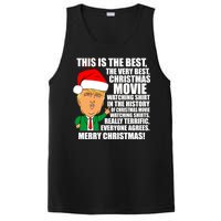 The Best Christmas Movie Watching Shirt Ever Donald Trump PosiCharge Competitor Tank