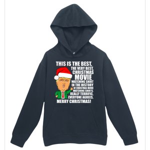 The Best Christmas Movie Watching Shirt Ever Donald Trump Urban Pullover Hoodie