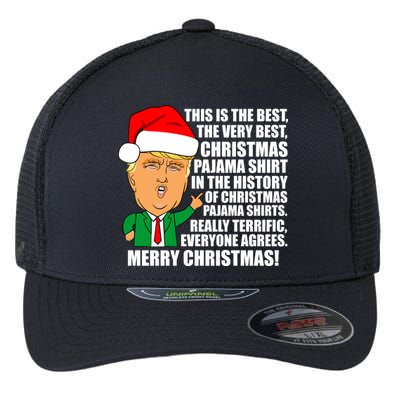 The Best Christmas Pajama Shirt Ever Everyone Agrees Donald Trump Flexfit Unipanel Trucker Cap