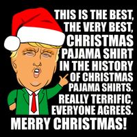 The Best Christmas Pajama Shirt Ever Everyone Agrees Donald Trump Tall T-Shirt