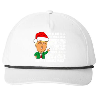 The Best Christmas Pajama Shirt Ever Everyone Agrees Donald Trump Snapback Five-Panel Rope Hat