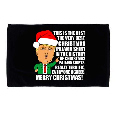 The Best Christmas Pajama Shirt Ever Everyone Agrees Donald Trump Microfiber Hand Towel