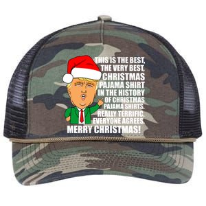 The Best Christmas Pajama Shirt Ever Everyone Agrees Donald Trump Retro Rope Trucker Hat Cap