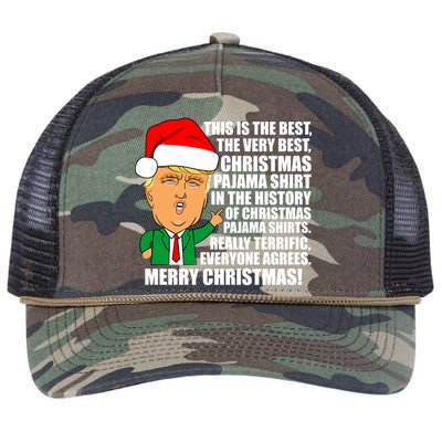 The Best Christmas Pajama Shirt Ever Everyone Agrees Donald Trump Retro Rope Trucker Hat Cap