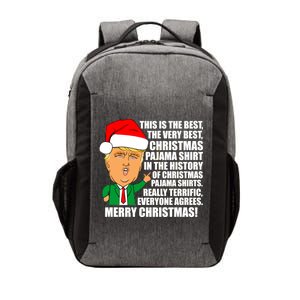 The Best Christmas Pajama Shirt Ever Everyone Agrees Donald Trump Vector Backpack