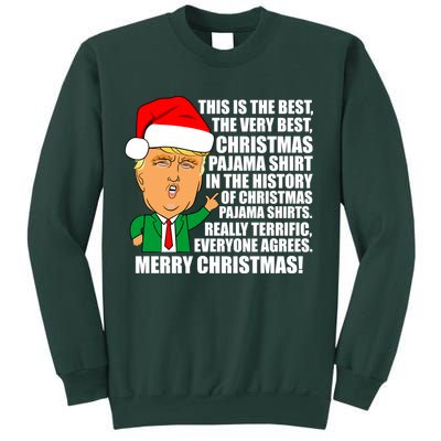 The Best Christmas Pajama Shirt Ever Everyone Agrees Donald Trump Sweatshirt