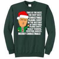 The Best Christmas Pajama Shirt Ever Everyone Agrees Donald Trump Sweatshirt