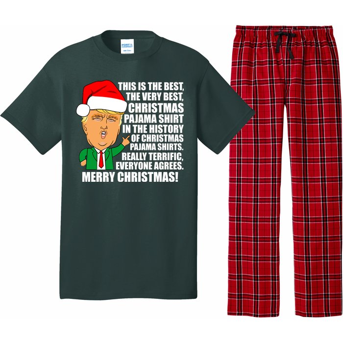 The Best Christmas Pajama Shirt Ever Everyone Agrees Donald Trump Pajama Set