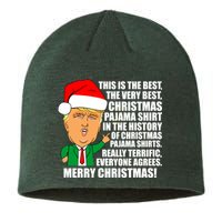 The Best Christmas Pajama Shirt Ever Everyone Agrees Donald Trump Sustainable Beanie