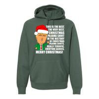 The Best Christmas Pajama Shirt Ever Everyone Agrees Donald Trump Premium Hoodie