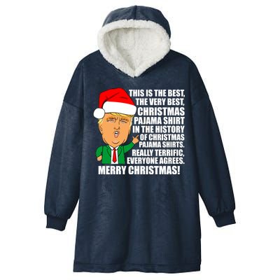 The Best Christmas Pajama Shirt Ever Everyone Agrees Donald Trump Hooded Wearable Blanket