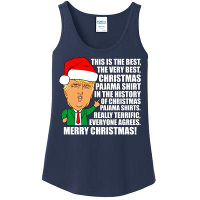 The Best Christmas Pajama Shirt Ever Everyone Agrees Donald Trump Ladies Essential Tank