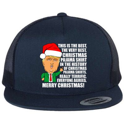 The Best Christmas Pajama Shirt Ever Everyone Agrees Donald Trump Flat Bill Trucker Hat