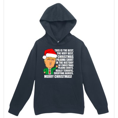 The Best Christmas Pajama Shirt Ever Everyone Agrees Donald Trump Urban Pullover Hoodie