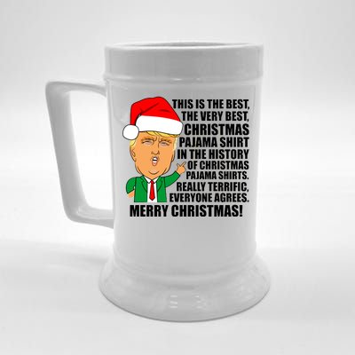 The Best Christmas Pajama Shirt Ever Everyone Agrees Donald Trump Beer Stein