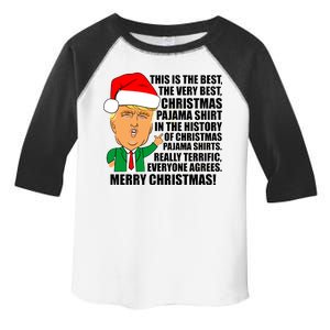 The Best Christmas Pajama Shirt Ever Everyone Agrees Donald Trump Toddler Fine Jersey T-Shirt