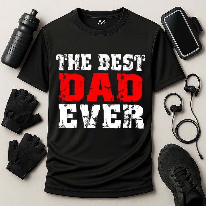 The Best Dad Ever Cooling Performance Crew T-Shirt
