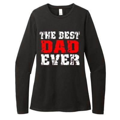 The Best Dad Ever Womens CVC Long Sleeve Shirt