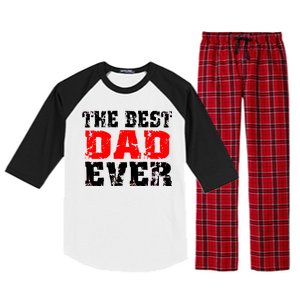 The Best Dad Ever Raglan Sleeve Pajama Set