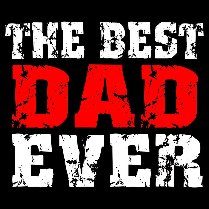 The Best Dad Ever Cooling Performance Long Sleeve Crew