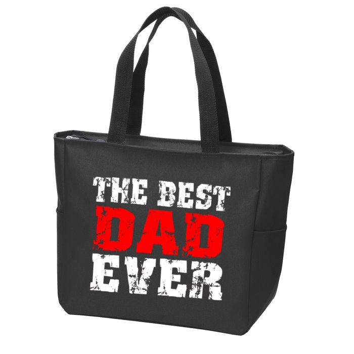 The Best Dad Ever Zip Tote Bag
