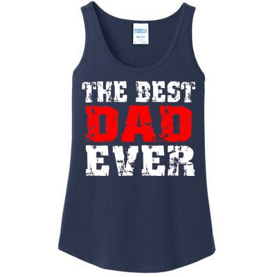 The Best Dad Ever Ladies Essential Tank