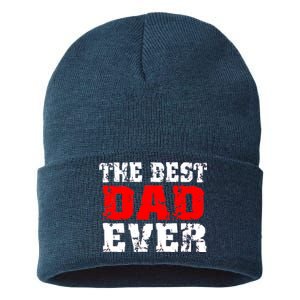 The Best Dad Ever Sustainable Knit Beanie